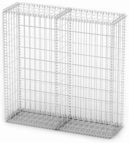 Cesto gabião arame galvanizado 100 x 100 x 30 cm