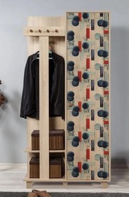 Hall Stand Garmanto – Carvalho Sonoma – 90x192x36 cm