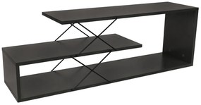 TV Stand Zigzag – Antracite – 120x40x30 cm