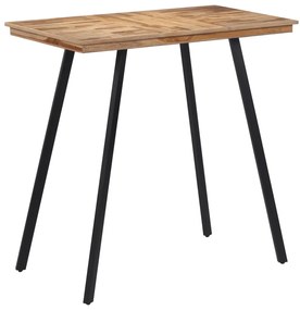 vidaXL Mesa de bar 110x55x105 cm madeira de teca maciça