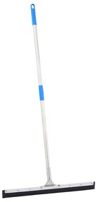 vidaXL Rodo de chão 60x122,5 cm aço e borracha