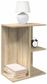 Mesa cabeceira 46,5x29x61cm derivados madeira carvalho sonoma