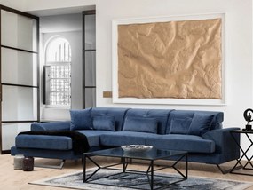 Sofá de Canto Frido – Azul Marinho – 190 cm x 304 cm