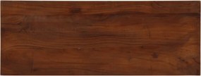 vidaXL Tampo de mesa retangular 70x20x2,5 cm madeira recuperada maciça