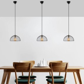 Candeeiro Telkure – Preto Antique – 31 x 31 x 105 cm