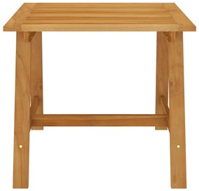 3 pcs conjunto de jantar para jardim com almofadões castanho