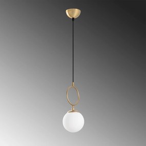 Candeeiro de Teto Ring – Dourado – 15 cm x 127 cm