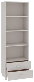 Aparador alto HAMAR 60x35x180 cm pinho maciço branco