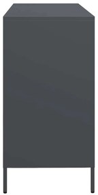 Aparador 135x39x73,5 cm aço laminado a frio antracite