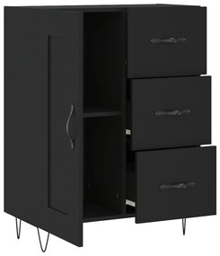 Aparador 69,5x34x90 cm derivados de madeira preto