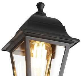Lanterna clássica preta 3-luzes IP44 - CAPITAL Clássico / Antigo