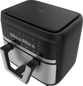 Fritadeira dietética digital Cecofry Dual 9000 compacta sem óleo de 9 L de capacidade