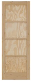 porta interior 'ORKDAL'73,5x198,5x4 cm em madeira sólida de pinho
