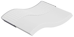 vidaXL Colchão de espuma médio suave 160x200 cm