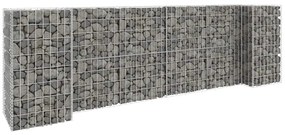 Gabião em forma de H fio de aço 260x40x80 cm