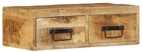 Armário de TV para parede 60x30x19 cm mangueira áspera maciça