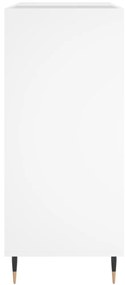 Armário para discos 84,5x38x89 cm derivados de madeira branco