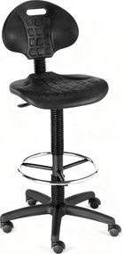 Cadeira Alta de Trabalho Polipropileno C/ Apoio de Pés Peru (Cadeiras de Escritório / Estirador)