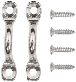Alças superiores para bimini 2 pcs tecido e aço inoxidável