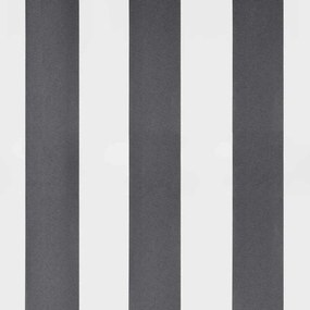Toldo retrátil 4x3 m tecido e alumínio antracite e branco