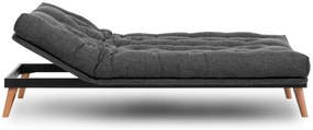 Sofá-cama de 3 Lugares Saki – Cinzento Escuro – 185x92x82 cm
