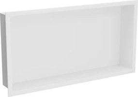 Mexen X-Wall-R prateleira embutida com flange 60 x 30 cm, branca - 1920603010