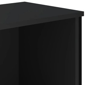 Estante 50x31x169 cm derivados de madeira preto