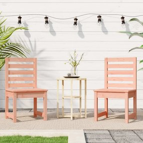 Cadeiras de jardim 2 pcs 50x48x91,5 cm madeira douglas maciça