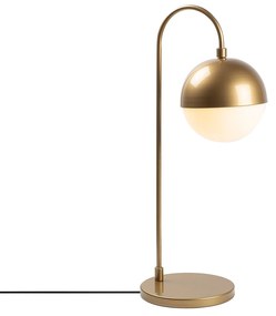 Candeeiro de Mesa Horn – Dourado – 18 x 25 x 53 cm