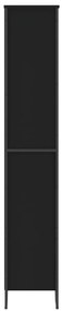 Estante 80x31x169 cm derivados de madeira preto