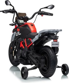 Mota eletrica para Crianças 2 a 5 anos 12V BMW G310GS Rodas EVA, vermelha
