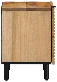 Mesas de cabeceira 2 pcs castanho madeira mangueira maciça