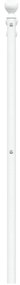 Cabeceira de cama 200 cm metal branco