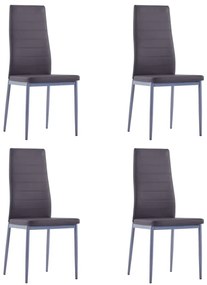 Conjunto de jantar 5 pcs cinzento