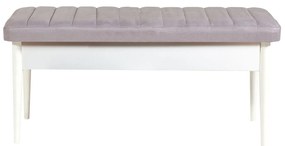 Conjunto de Mesa de Jantar Extensível e Cadeiras Vina – Branco – Mesa