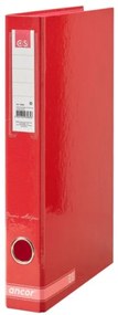 Pasta Arquivo Ancor Lombada Estreita Classico Vermelho Liso 4102 Classic Stripes
