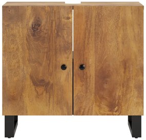 Móvel de lavatório 62x33x58 cm mangueira maciça e derivados