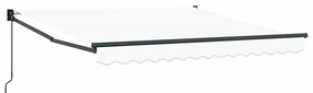 Toldo Retrátil Manual Branco 300x250 cm