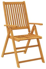 Conjunto de jantar p/ jardim 5 pcs madeira de acácia maciça