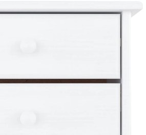 Sapateira ALTA 77x35x96 cm madeira de pinho maciça branco