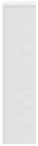 Cobertura de radiador 104x20x82 cm derivados de madeira branco