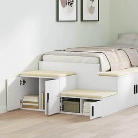 Armário de Armazenamento vidaXL Branco 108x41x40 cm em Madeira de Enge