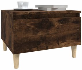 Mesa de apoio 50x46x35 cm derivados de madeira carvalho fumado