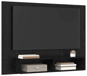 Gabinete de TV de Parede Carvalho Preto 120 x 23.5 x 90 cm