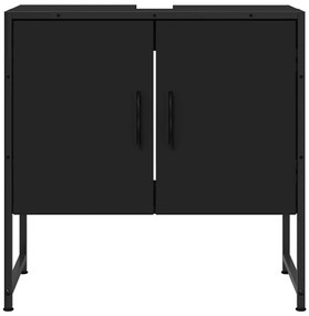 Móvel para lavatório 60x33x60 cm derivados de madeira preto