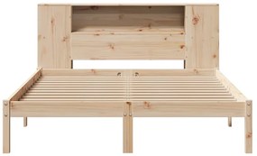 Cama com estante sem colchão 120x200 cm pinho maciço