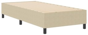 vidaXL Estrado de cama plataforma Cinza Verde 90 x 190 cm tecido