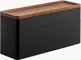 Caixa de jóias com tampa Rin, 3 andares