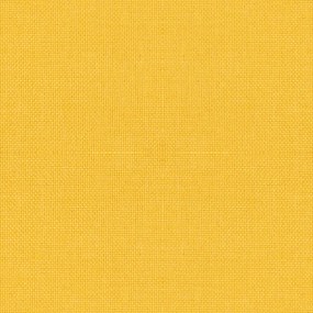 Cadeiras de jantar giratórias 2 pcs tecido amarelo mostarda