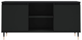 Móvel de TV 104x35x50 cm derivados de madeira preto